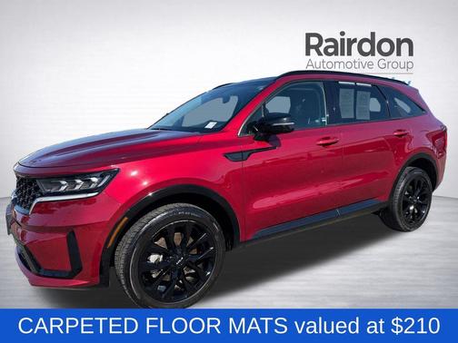 Passion Red Tintcoat 2022 Kia Sorento SX