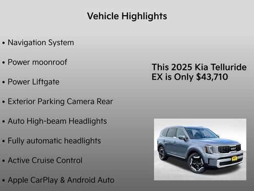 2025 Kia Telluride EX