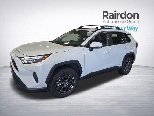 White 2022 Toyota RAV4 Hybrid XLE Premium