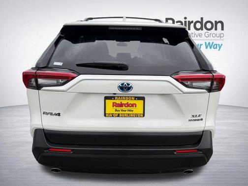 White 2022 Toyota RAV4 Hybrid XLE Premium