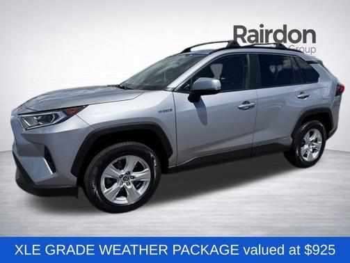 Silver Sky Metallic 2020 Toyota RAV4 Hybrid XLE