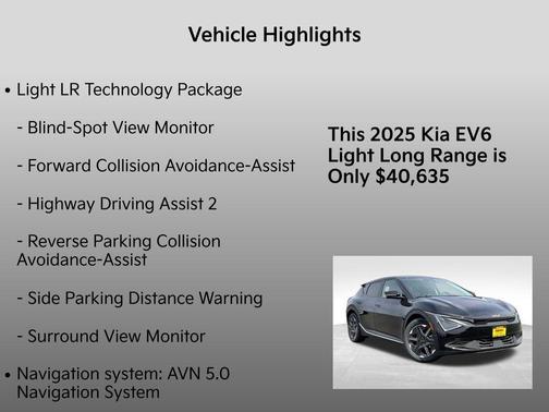 2025 Kia EV6 Light Long Range