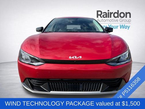Runway Red 2023 Kia EV6 Wind