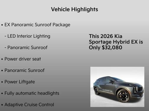 2026 Kia Sportage Hybrid EX