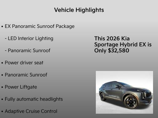 2026 Kia Sportage Hybrid EX