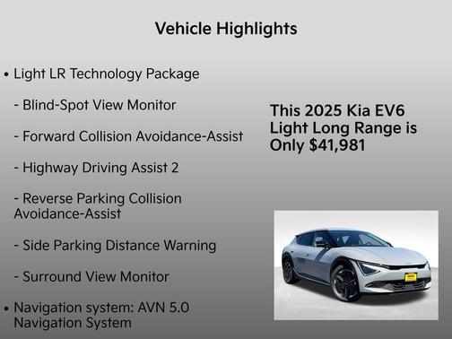 2025 Kia EV6 Light Long Range