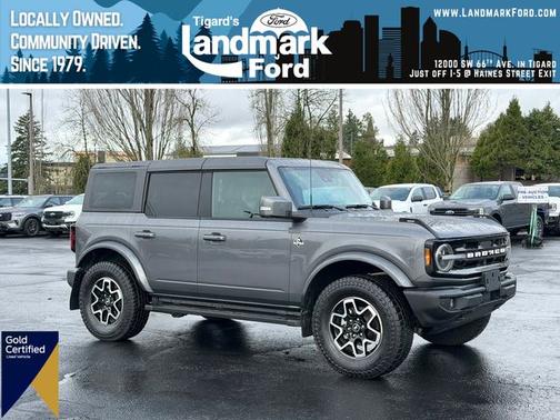 CARBONIZED GRAY METALLIC 2023 Ford Bronco OUTER BANKS SUV