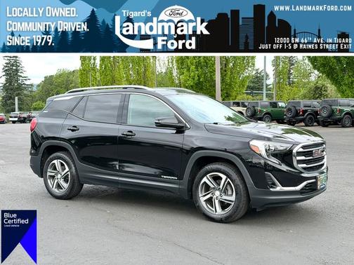 Ebony Twilight Metallic 2019 GMC Terrain SLT