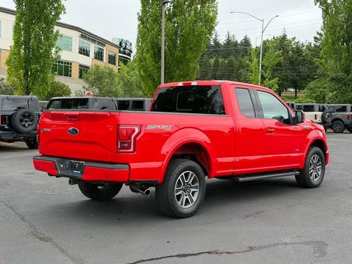 RACE RED 2017 Ford F-150 LARIAT