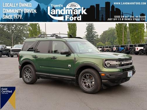 ERUPTION GREEN METALLIC 2024 Ford Bronco Sport BIG BEND