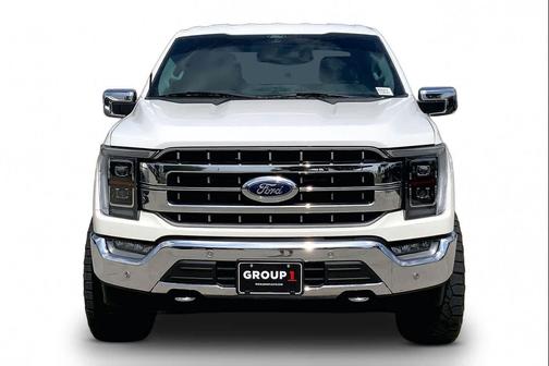Star White Metallic Tri-Coat 2022 Ford F-150 Lariat