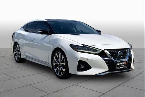 Pearl White Tricoat 2019 Nissan Maxima 3.5 Platinum