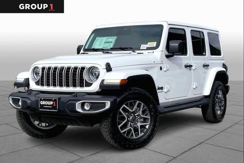 Bright White Clearcoat 2026 Jeep Wrangler 4-Door Sahara 4x4