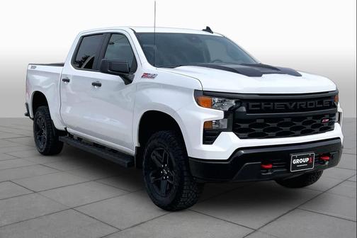 Summit White 2025 Chevrolet Silverado 1500 Custom Trail Boss