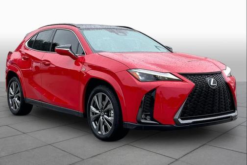 Redline with Obsidian Roof 2025 Lexus UX 300h F SPORT Design