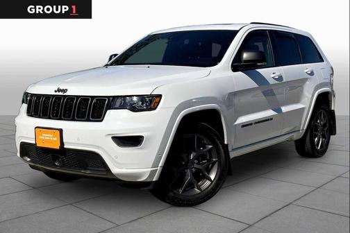 Bright White Clearcoat 2021 Jeep Grand Cherokee 80th Anniversary 4x4
