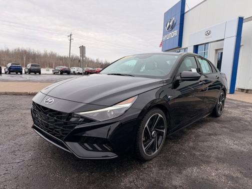 Black 2023 Hyundai ELANTRA N Line Sedan