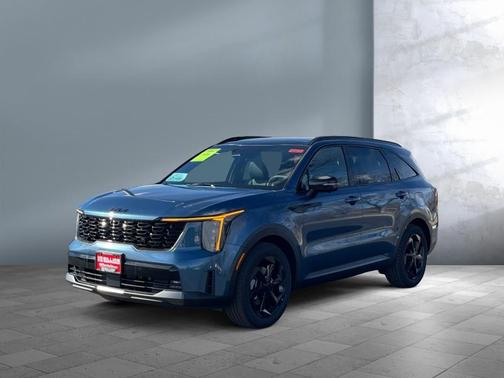 Mineral Blue 2026 Kia Sorento Hybrid SX Prestige