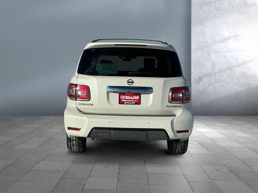 Pearl White Tricoat 2020 Nissan Armada Platinum 4WD