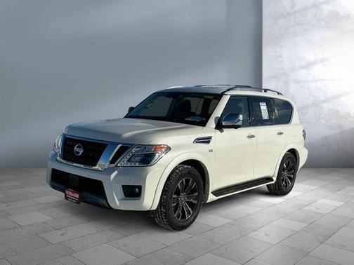 Pearl White Tricoat 2020 Nissan Armada Platinum 4WD