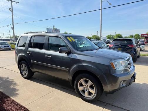 Polished Metal Metallic 2011 Honda Pilot EX-L