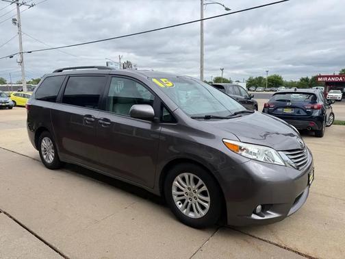 Predawn Gray Mica 2015 Toyota Sienna XLE