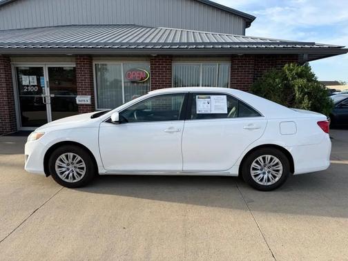 Super White 2012 Toyota Camry LE