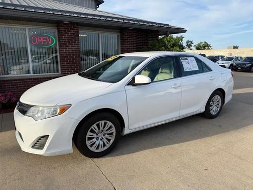 Super White 2012 Toyota Camry LE