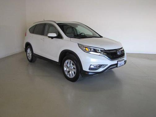 White 2015 Honda CR-V EX-L