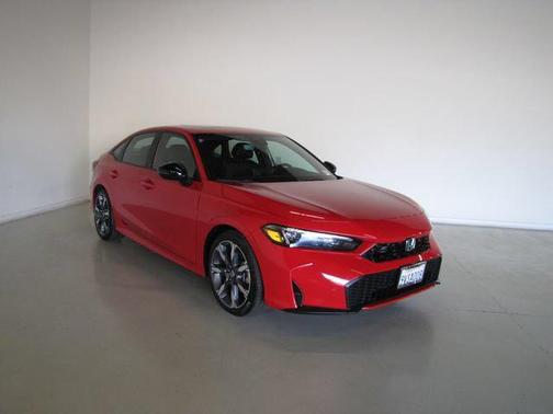 Red 2025 Honda Civic Hybrid Sport Touring