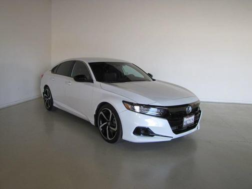 White 2022 Honda Accord Sport 1.5T