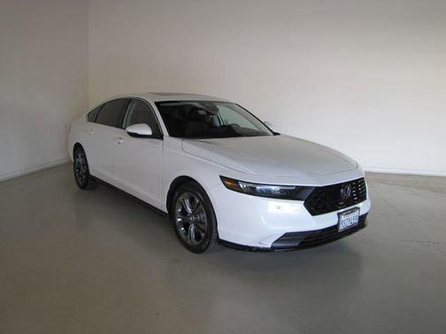 White 2024 Honda Accord Hybrid EX-L