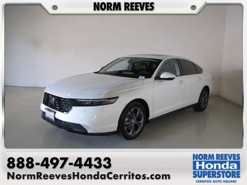 White 2024 Honda Accord Hybrid EX-L