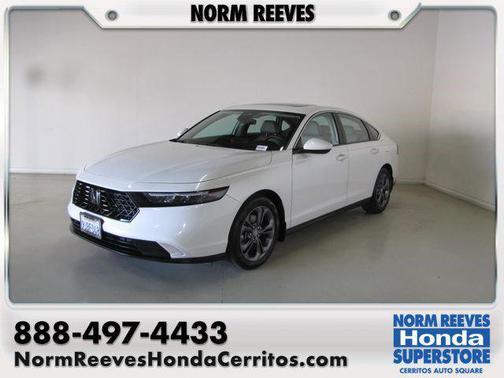 White 2023 Honda Accord EX