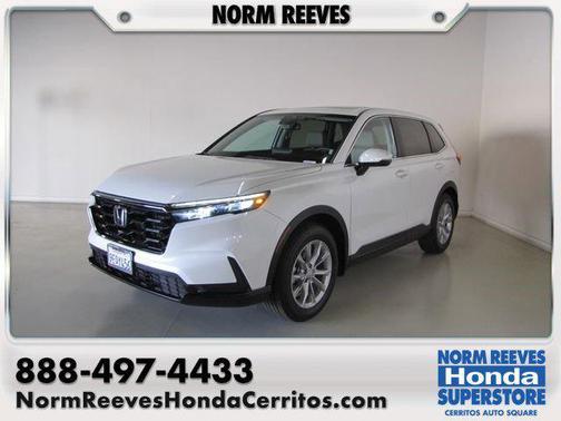 White 2023 Honda CR-V EX AWD