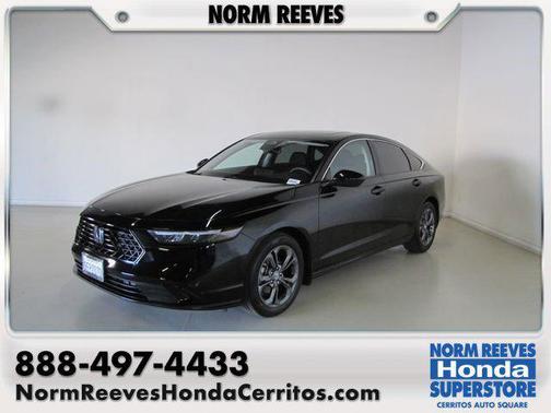 Black 2023 Honda Accord EX