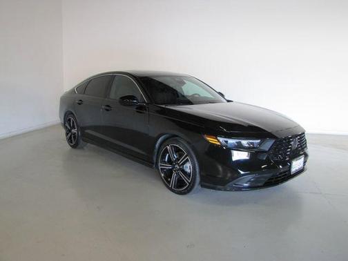 Black 2024 Honda Accord Hybrid Sport