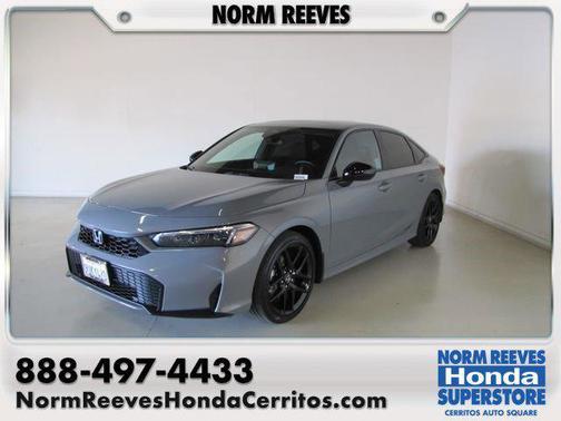 Gray 2025 Honda Civic Hybrid Sport Touring