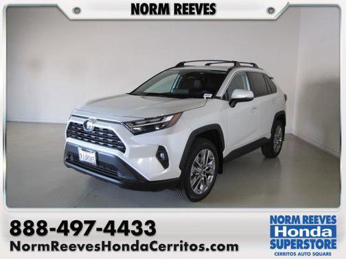 White 2023 Toyota RAV4 XLE Premium