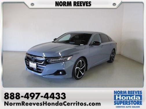 Gray 2022 Honda Accord Sport 1.5T