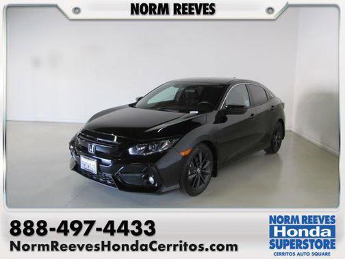 Black 2021 Honda Civic EX