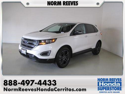 White 2018 Ford Edge SEL