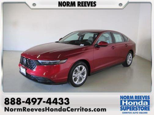 Red 2024 Honda Accord LX 1.5T
