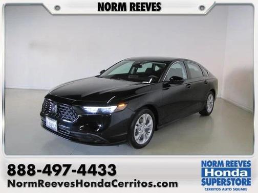 Black 2024 Honda Accord LX 1.5T