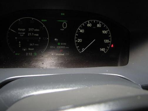 Gray 2025 Honda CR-V Hybrid Sport AWD
