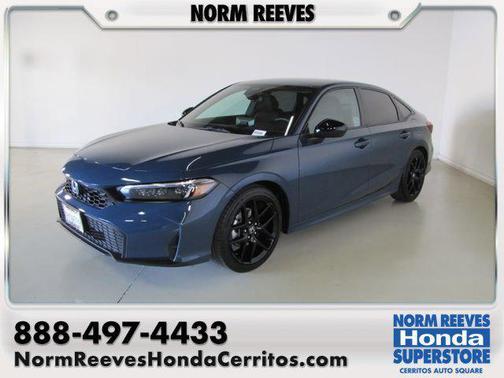 Blue 2026 Honda Civic Sport