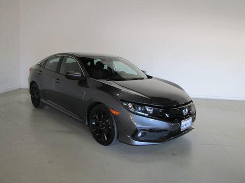 Gray 2020 Honda Civic Sport