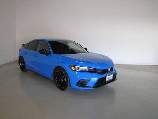 Blue 2024 Honda Civic Sport
