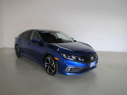 Blue 2021 Honda Civic EX