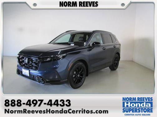 Blue 2025 Honda CR-V Hybrid Sport FWD